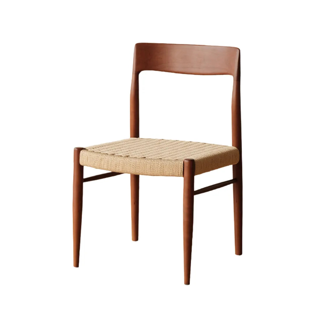 wood dining chair UK with soft fabric seat mid century style furniture